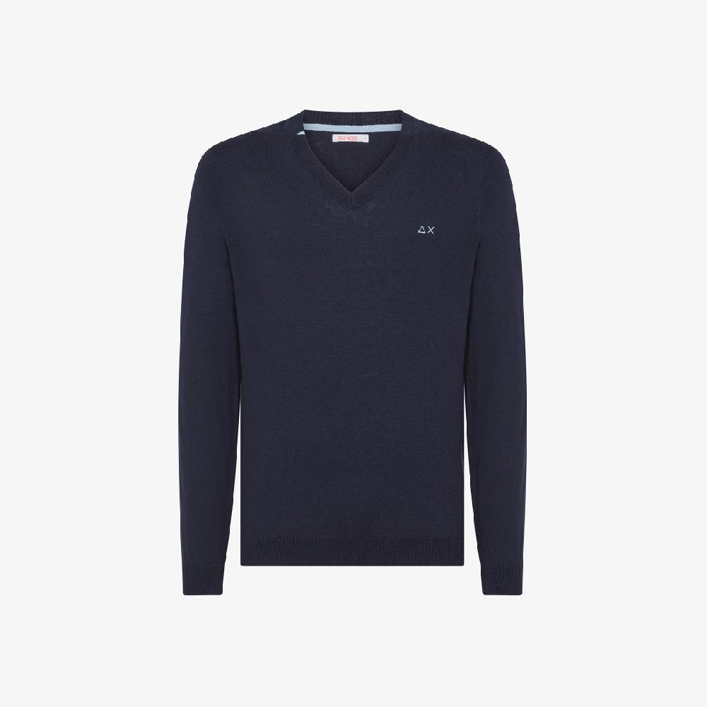 Sun 68 Maglia In Lana E Cotone - Uomo