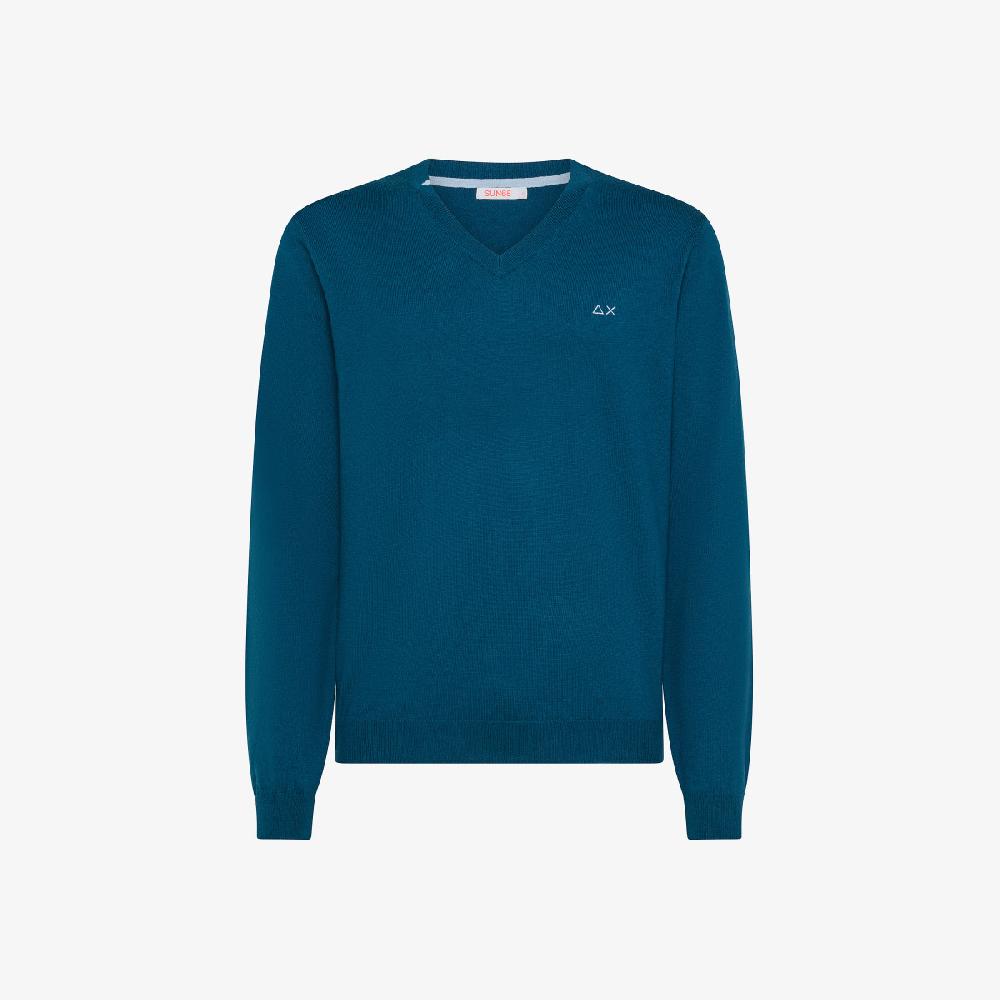 Sun 68 Maglia In Lana E Cotone - Uomo