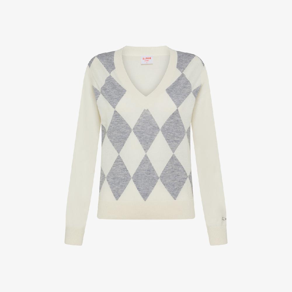 Sun 68 Maglia In Misto Lana - Donna