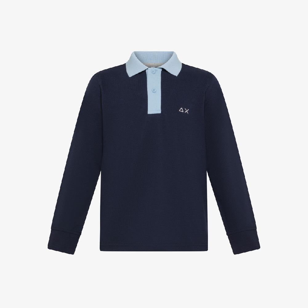 Sun 68 Polo In Piquet Di Cotone - Bambino