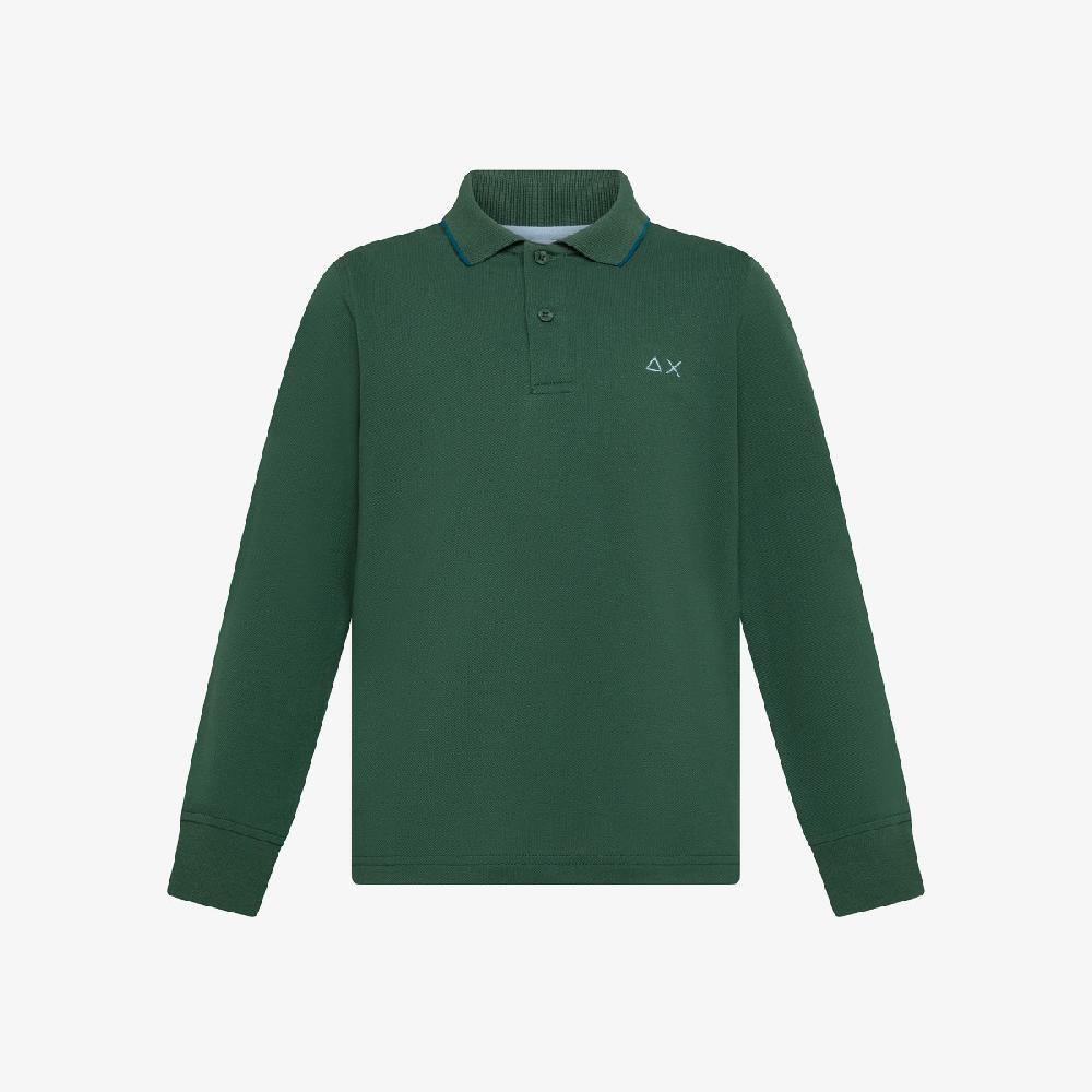 Sun 68 Polo In Piquet Di Cotone - Bambino