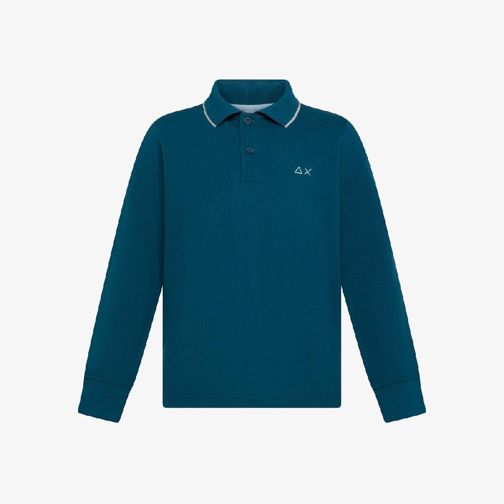 Sun 68 Polo In Piquet Di Cotone - Bambino