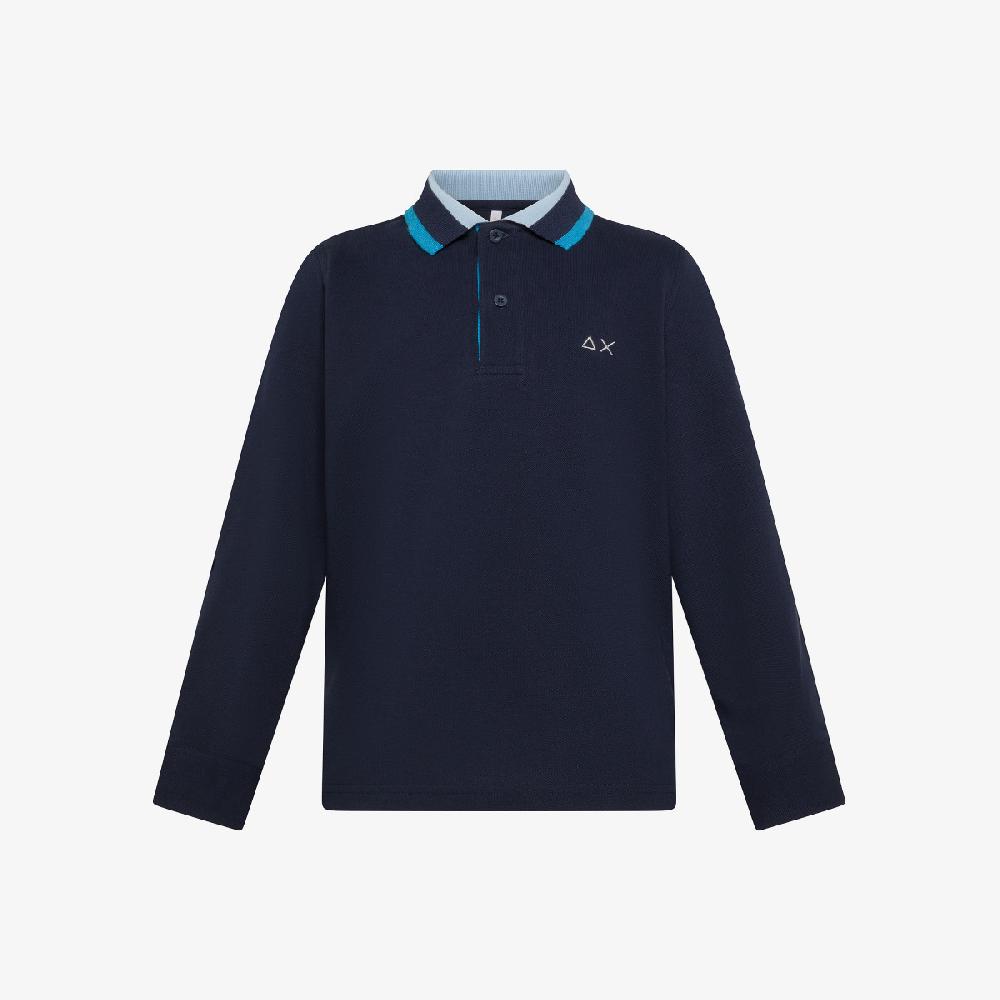 Sun 68 Polo In Piquet Di Cotone - Bambino