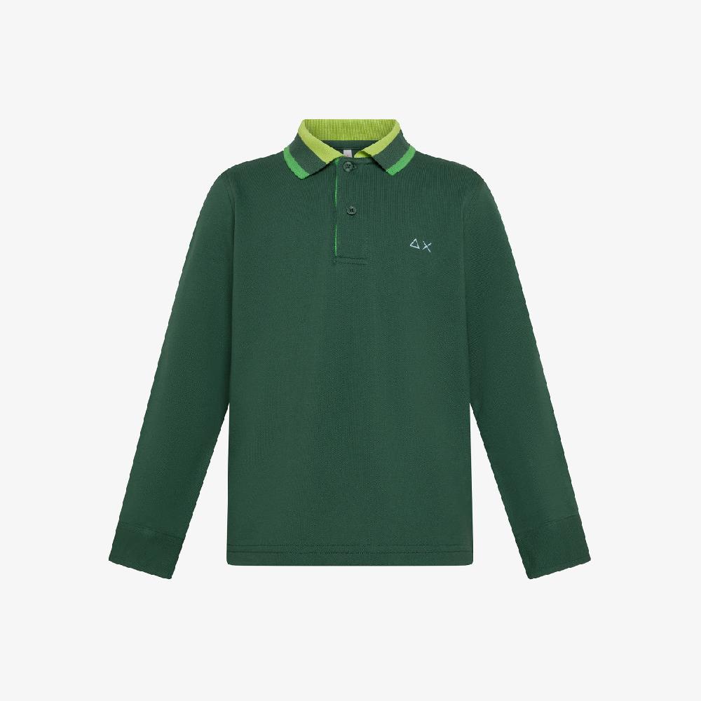 Sun 68 Polo In Piquet Di Cotone - Bambino