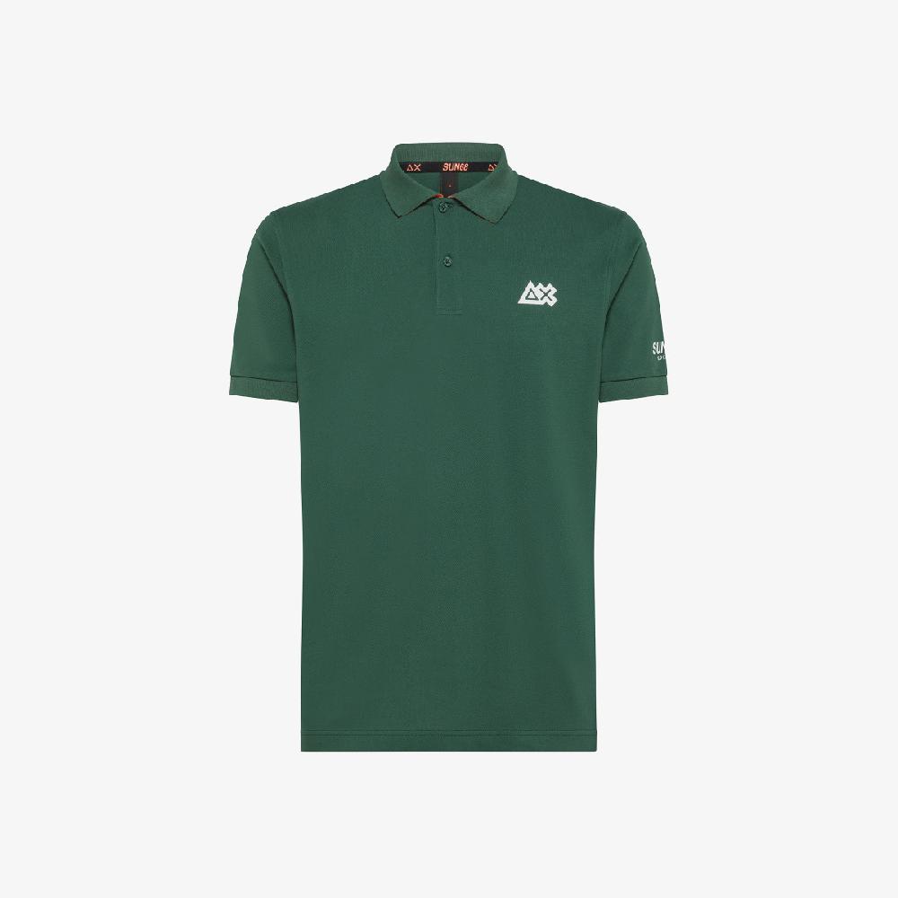 Sun 68 Polo In Piquet Di Cotone - Uomo