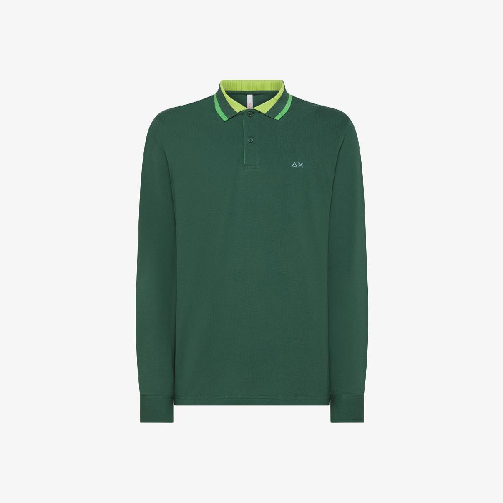 Sun 68 Polo In Piquet Di Cotone - Uomo