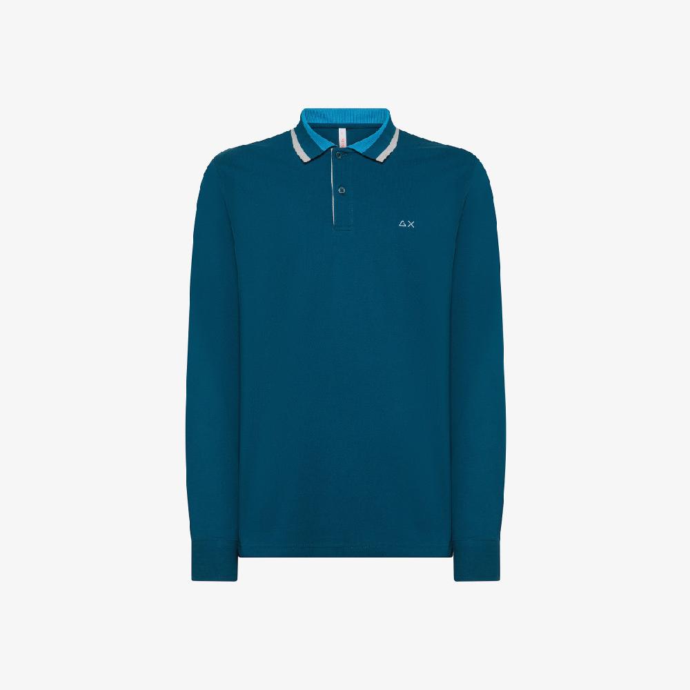 Sun 68 Polo In Piquet Di Cotone - Uomo