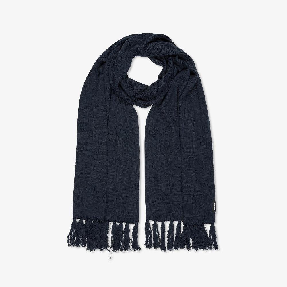 Sun 68 Sciarpa In Lana Con Frange - Uomo