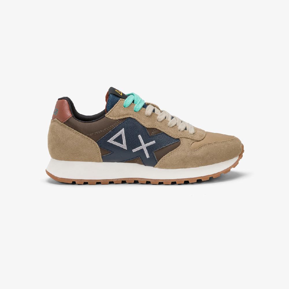 Sun 68 Sneaker Jaki Bicolor In Nylon E Suede - Uomo