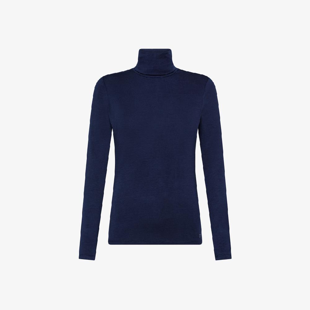 Sun 68 T-shirt Dolcevita In Cotone - Donna