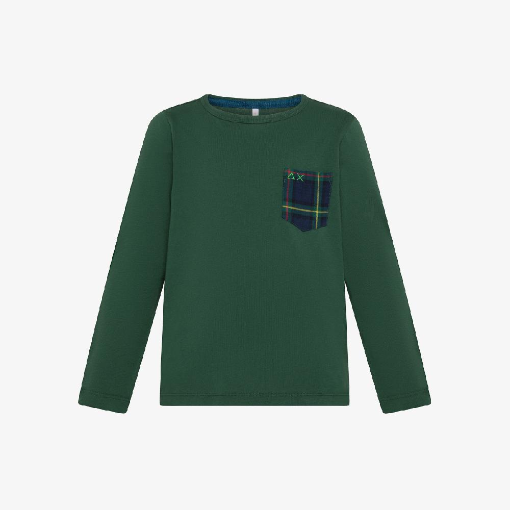 Sun 68 T-shirt In Cotone Con Taschino - Bambino