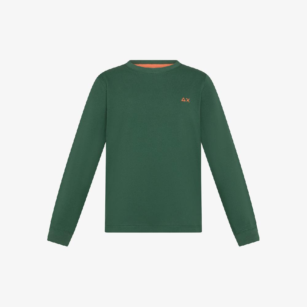 Sun 68 T-shirt In Piquet Di Cotone - Bambino