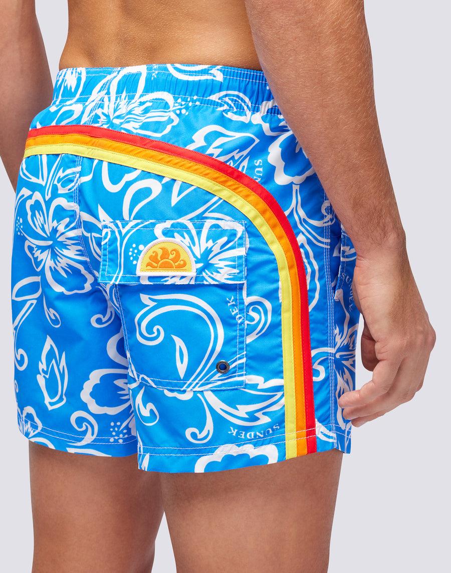 Sundek BOARDSHORT STAMPA ARCHIVE HIBISCUS M504bdta1ia-616ia