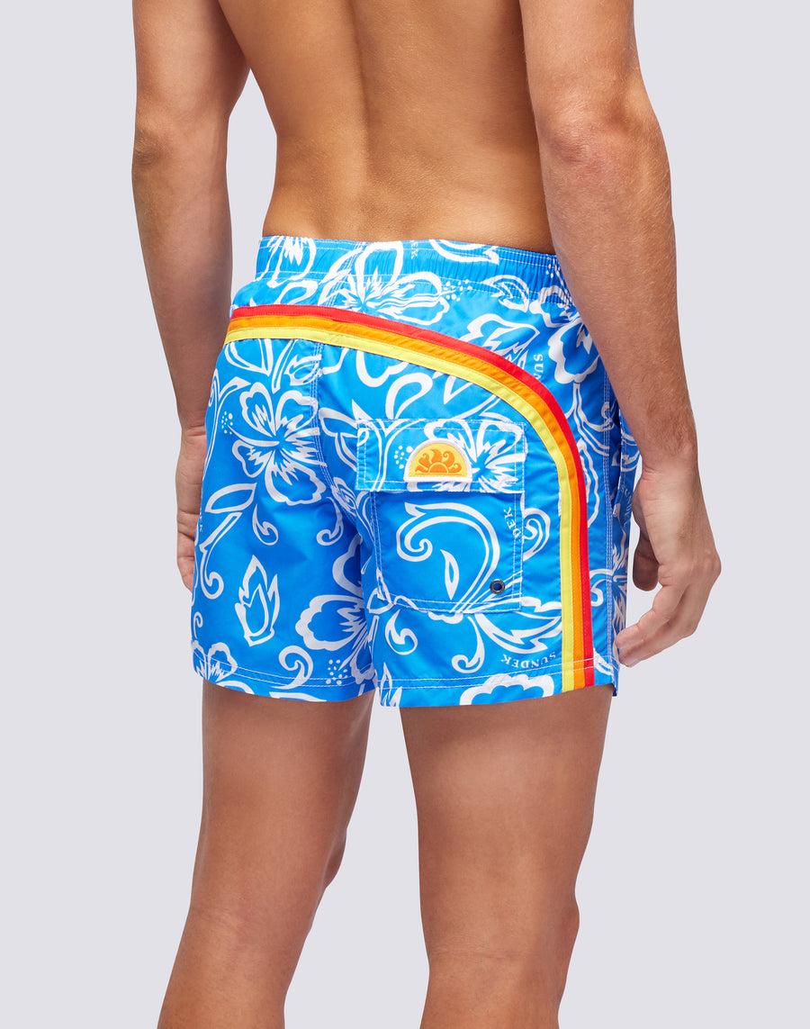 Sundek BOARDSHORT STAMPA ARCHIVE HIBISCUS m504bdta1ia-616ia