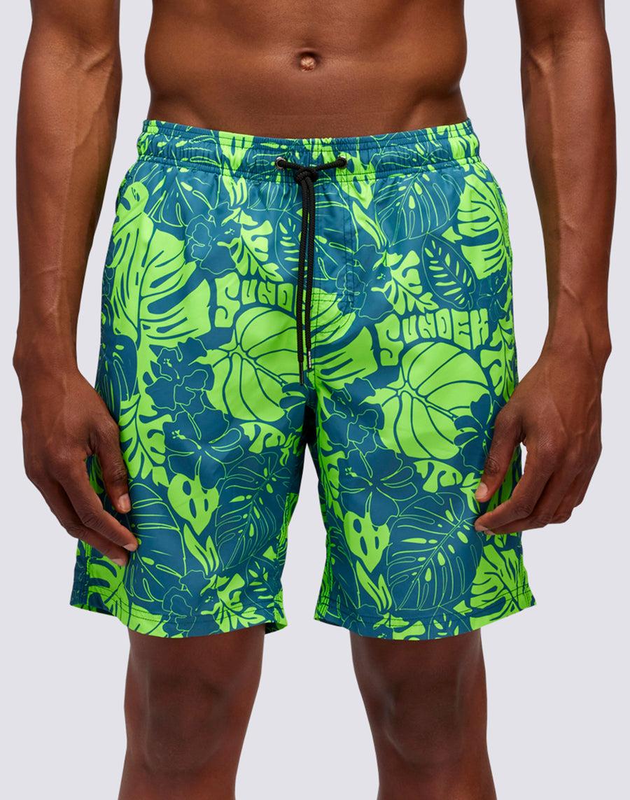 Sundek BOARDSHORT STAMPA LEAF POWER m717bdrt42l-a342l