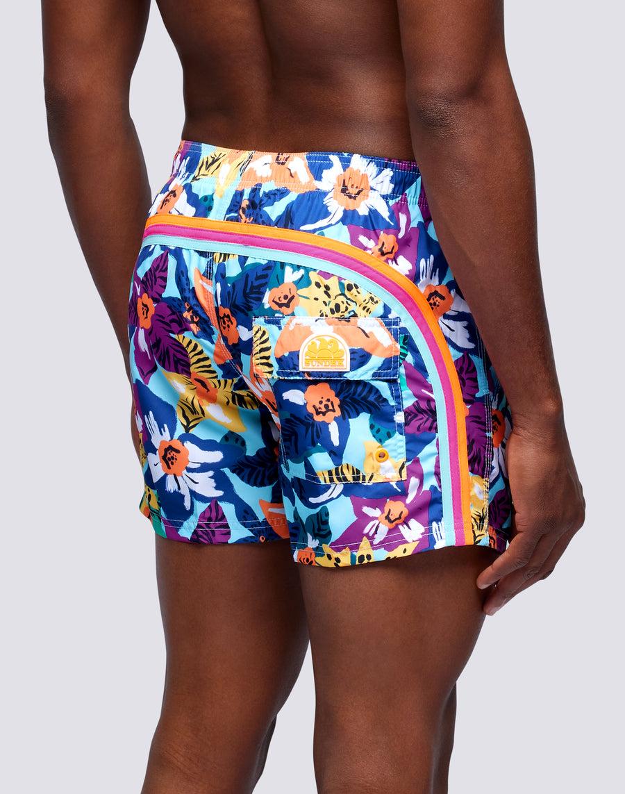 Sundek BOARDSHORT STAMPA NABIS BLOOM m504bdrt3nb-310nb