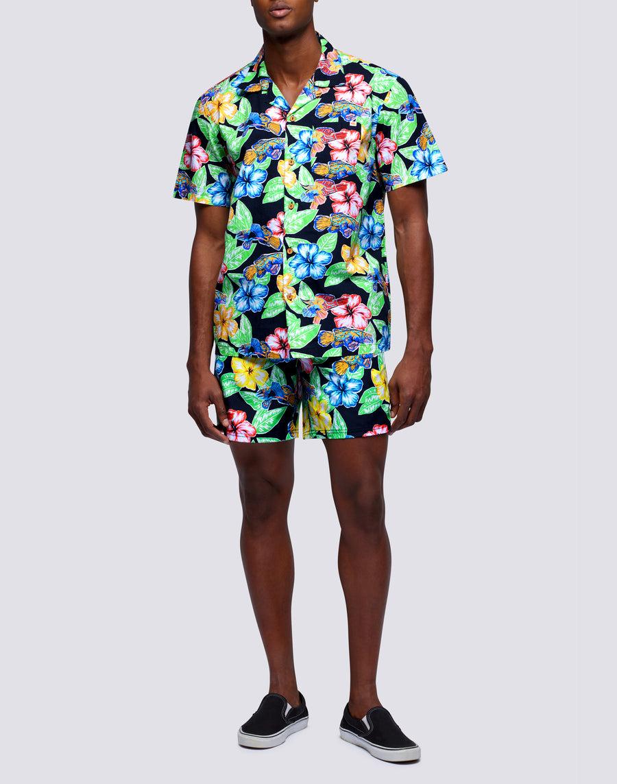 Sundek Camicia Con Stampa Floreale All Over M669tesj500-a1800