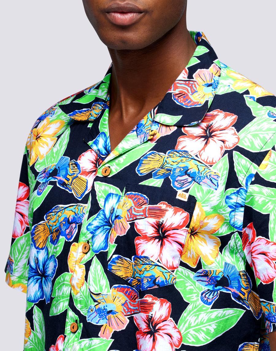 Sundek Camicia Con Stampa Floreale All Over M669tesj500-a1800