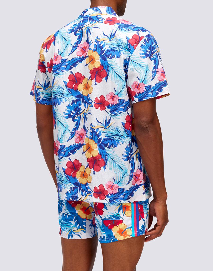 Sundek Camicia Con Stampa Floreale All Over M817shmu100-004li