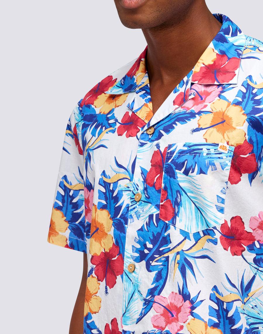 Sundek Camicia Con Stampa Floreale All Over M817shmu100-004li