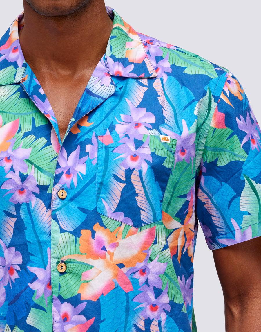 Sundek CAMICIA CON STAMPA FLOREALE ALL OVER M817shmu100-007o8