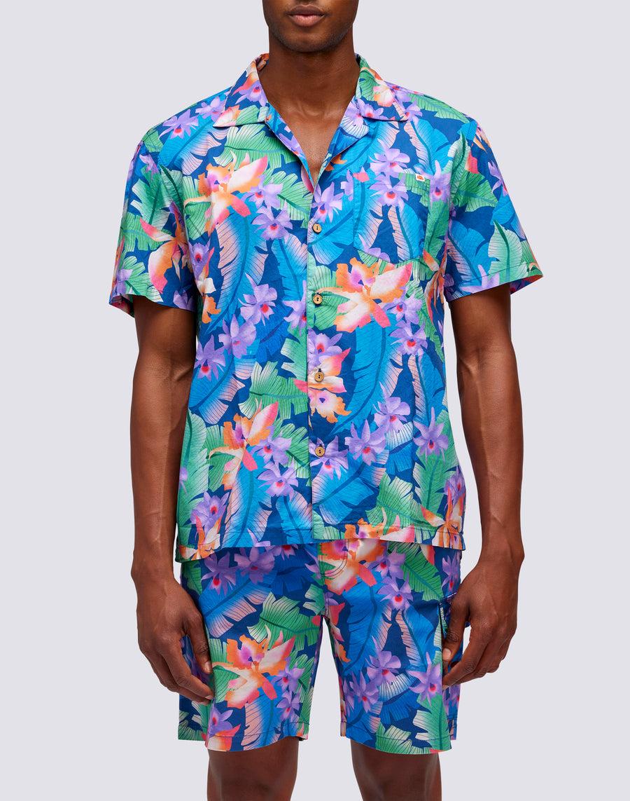 Sundek CAMICIA CON STAMPA FLOREALE ALL OVER m817shmu100-007o8