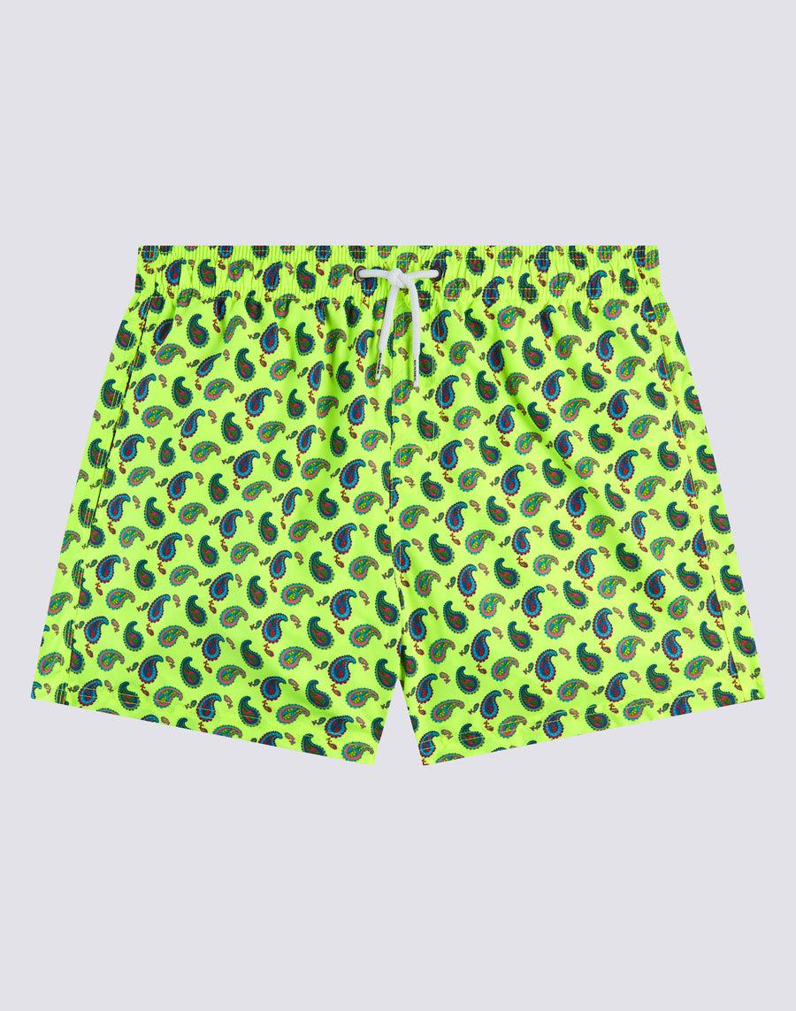 Sundek Costume Da Bagno Corto A Vita Elasticata Microstampa Crazy Paisley M633bdrt46c-5326c