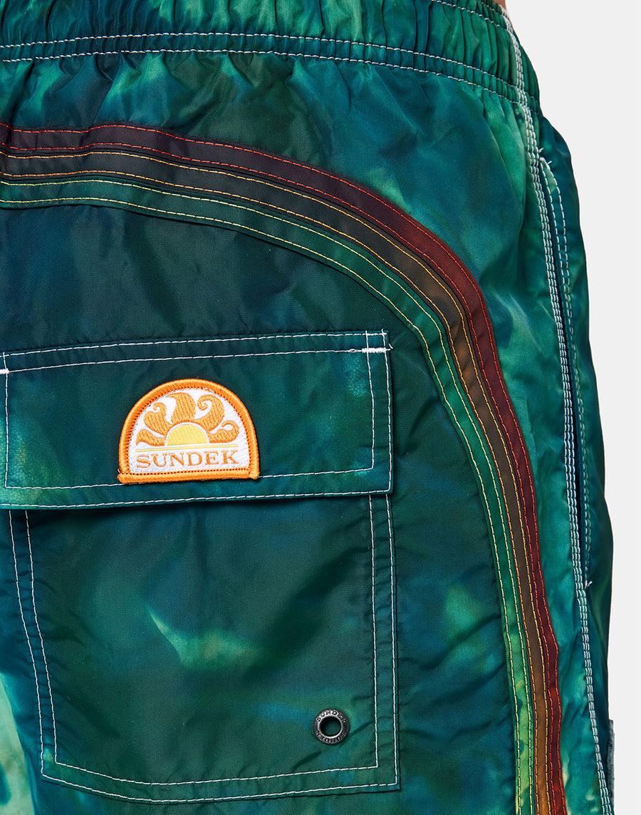 Sundek Costume Da Bagno Corto Vita Elasticata Con Patch GM504BDTA1Z3-93301