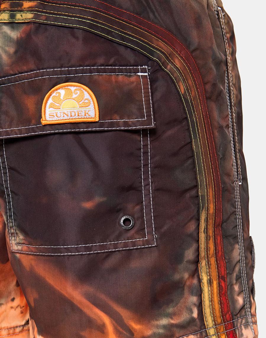 Sundek Costume Da Bagno Corto Vita Elasticata Con Patch GM504BDTA1Z3-13601