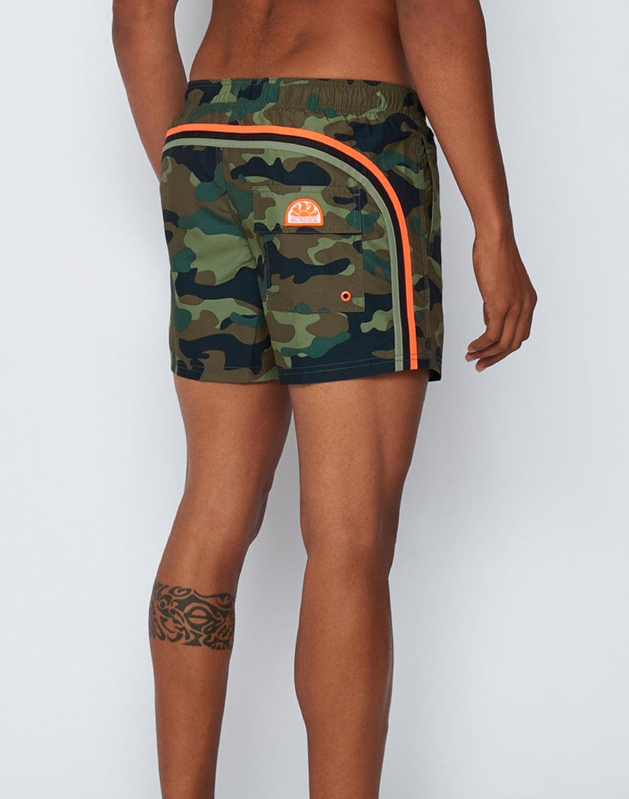 Sundek costume da bagno corto vita elasticata con stampa camou M504BDP0153-79853