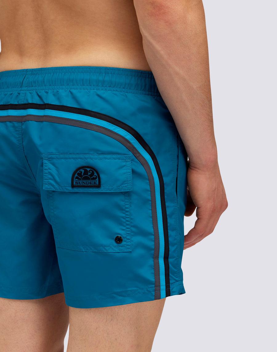 Sundek COSTUME DA BAGNO CORTO VITA ELASTICATA ICONIC TAFFETA DARK RAINBOW M504bdta1x1-01202