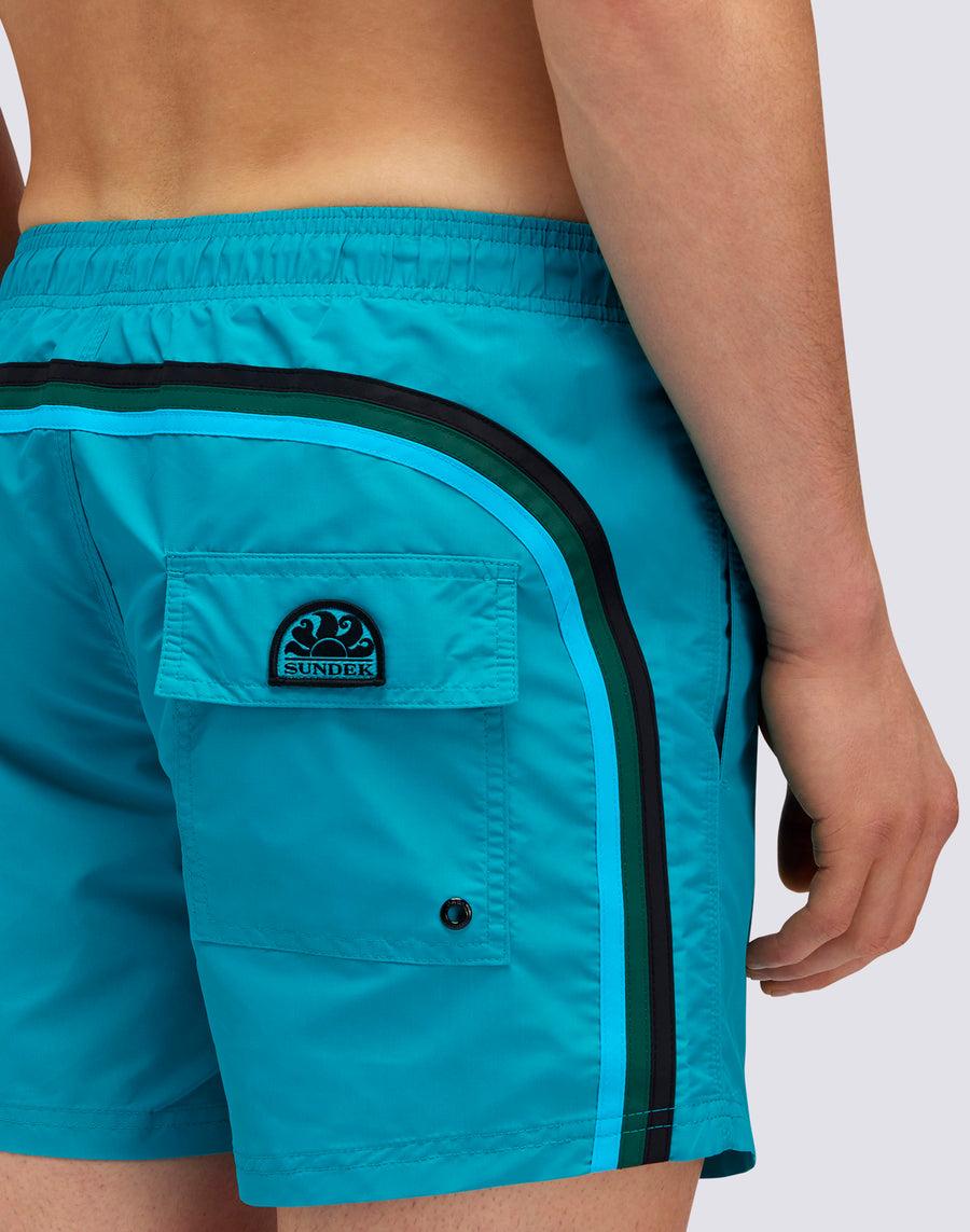 Sundek COSTUME DA BAGNO CORTO VITA ELASTICATA ICONIC TAFFETA DARK RAINBOW M504bdta1x1-95003