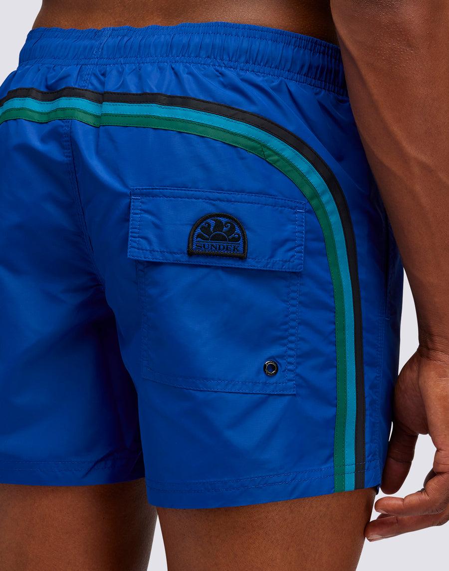 Sundek COSTUME DA BAGNO CORTO VITA ELASTICATA ICONIC TAFFETA DARK RAINBOW M504bdta1x1-a1702