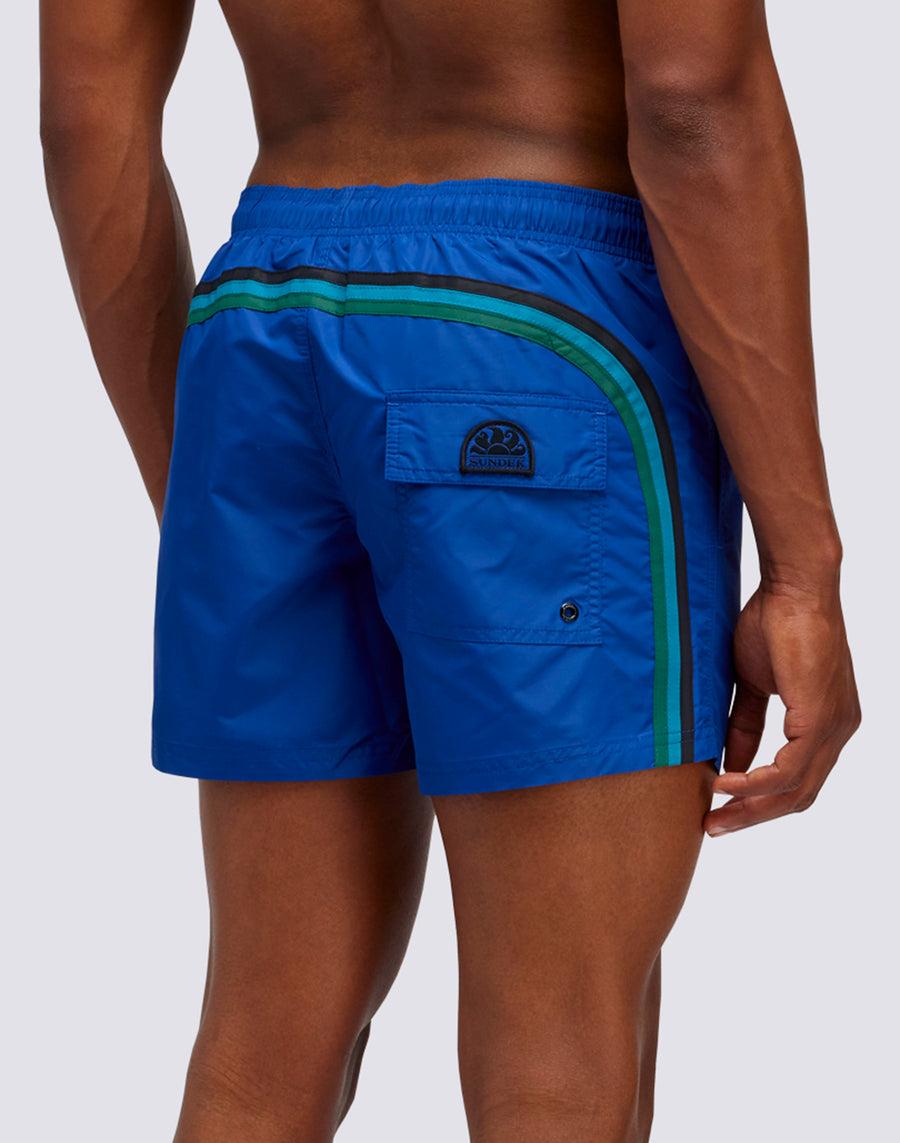 Sundek COSTUME DA BAGNO CORTO VITA ELASTICATA ICONIC TAFFETA DARK RAINBOW m504bdta1x1-a1702