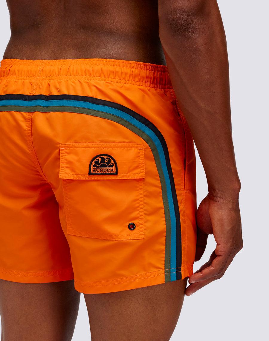 Sundek COSTUME DA BAGNO CORTO VITA ELASTICATA ICONIC TAFFETA DARK RAINBOW M504bdta1x1-55003