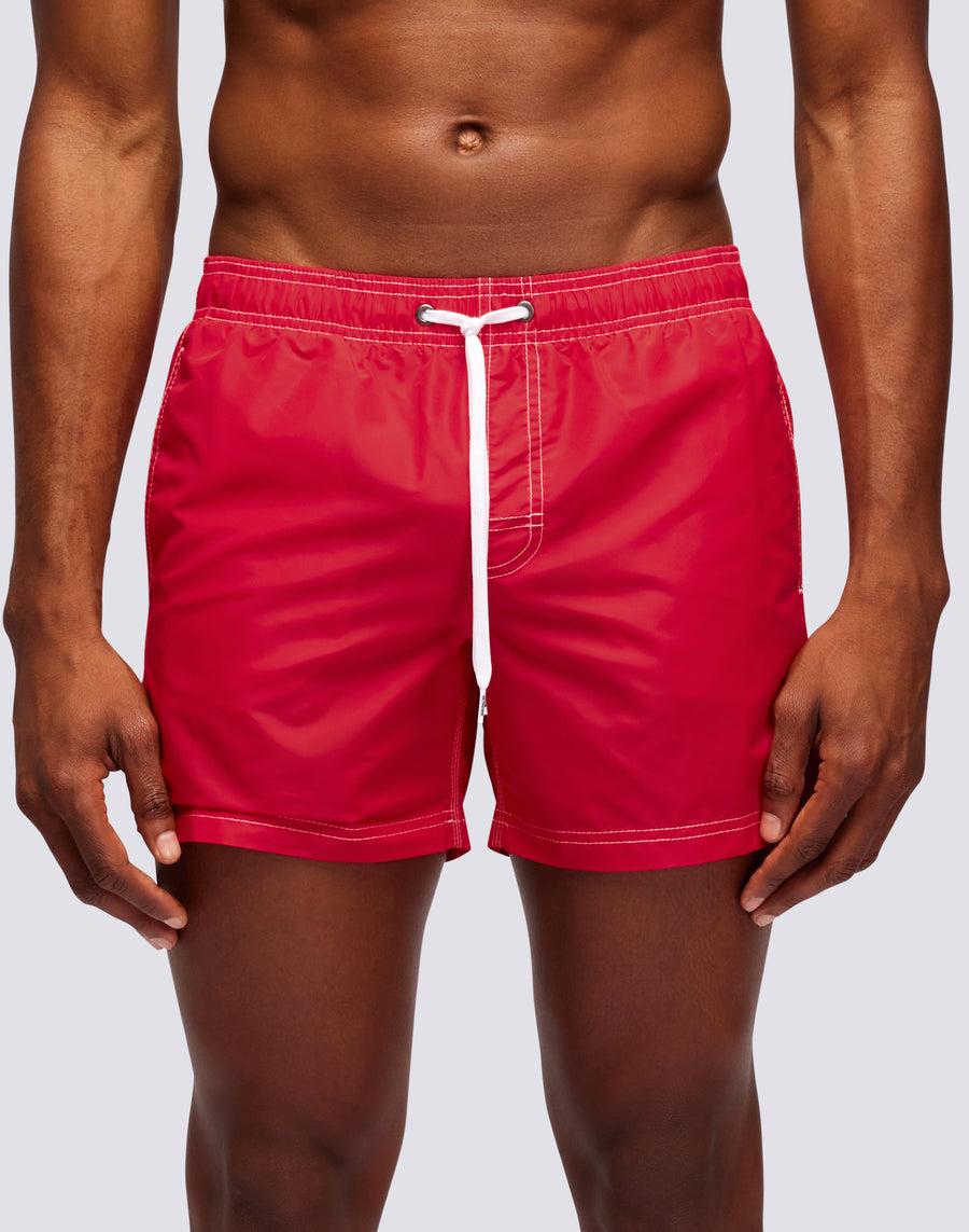 Sundek Costume Da Bagno Corto Vita Elasticata Iconic Taffeta Bandiera Portogallo M504bdta100-55004