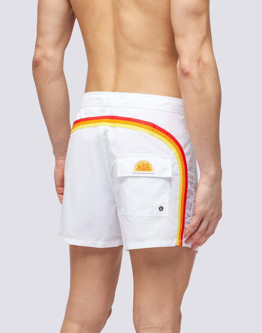 Sundek COSTUME DA BAGNO CORTO VITA ELASTICATA ICONIC TAFFETA MODELLO VINTAGE m501bdta100-61401