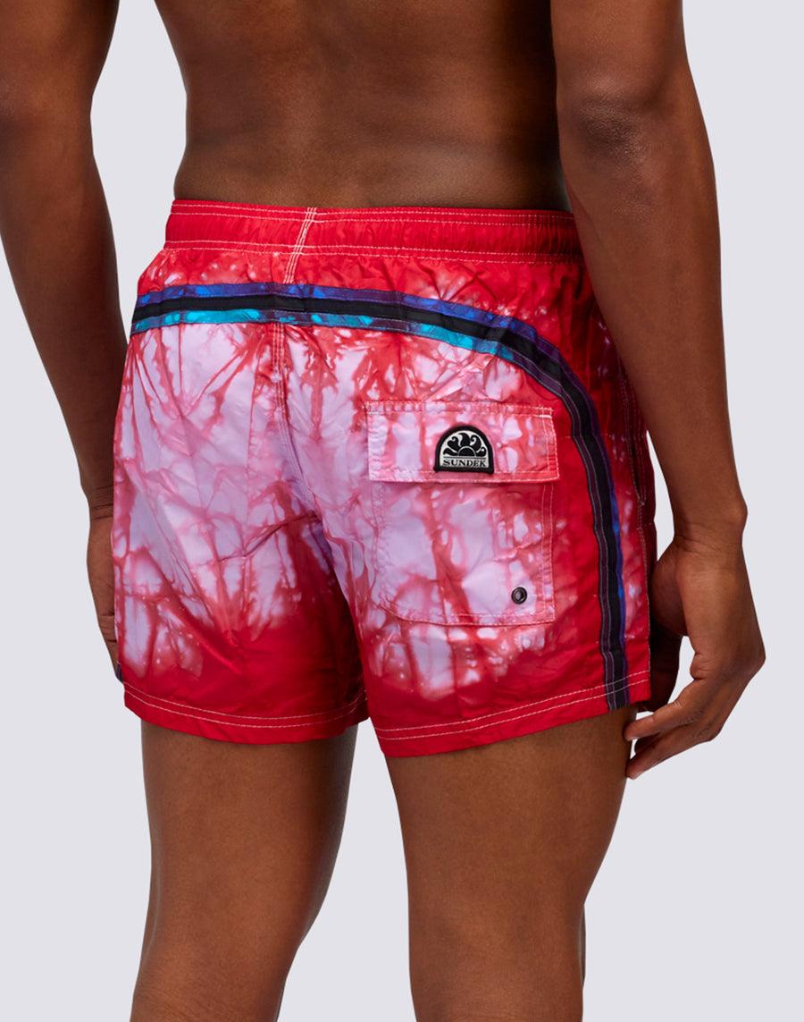 Sundek COSTUME DA BAGNO CORTO VITA ELASTICATA ICONIC TAFFETA - GOLDENWAVE SPECIAL EDITION gm504bdta1x8-692