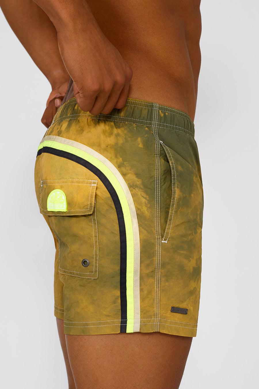 Sundek Costume Da Bagno Corto Vita Elasticata Stone Wash GM504BDTA1Z4-302Z4