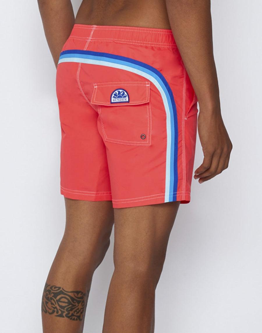 Sundek costume da bagno lunghezza media vita elasticata M505BDTA100-07901