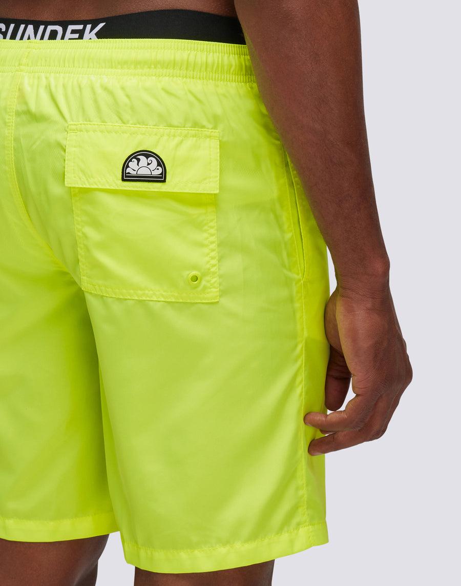 Sundek COSTUME DA BAGNO LUNGO VITA ELASTICATA CON ELASTICO LOGO LIGHT POLY M729bdp0300-23001