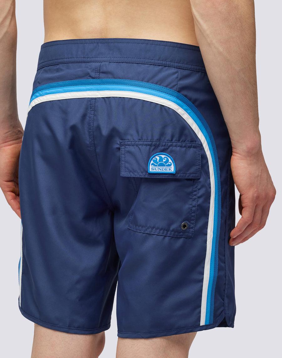 Sundek COSTUME DA BAGNO LUNGO VITA FISSA POLIESTERE RICICLATO REPREVE® M728bdrt300-00701