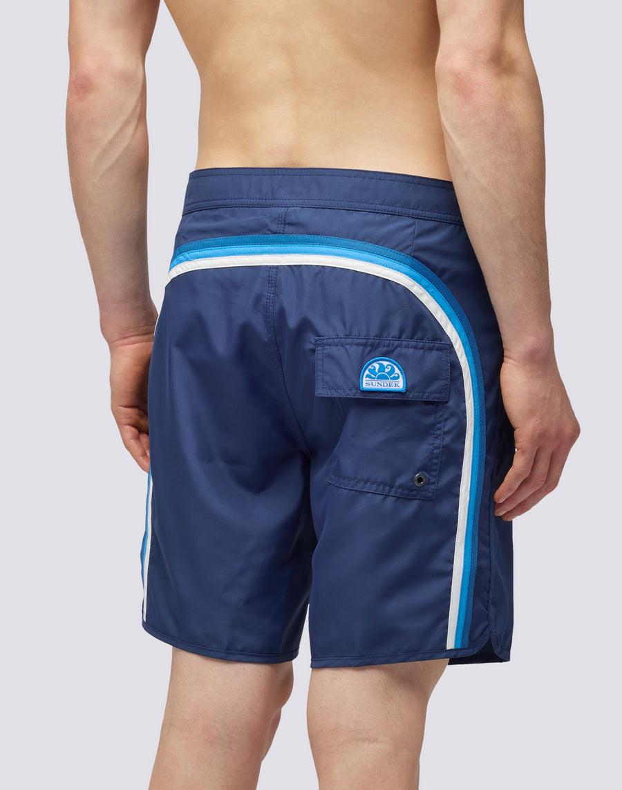 Sundek COSTUME DA BAGNO LUNGO VITA FISSA POLIESTERE RICICLATO REPREVE® m728bdrt300-00701