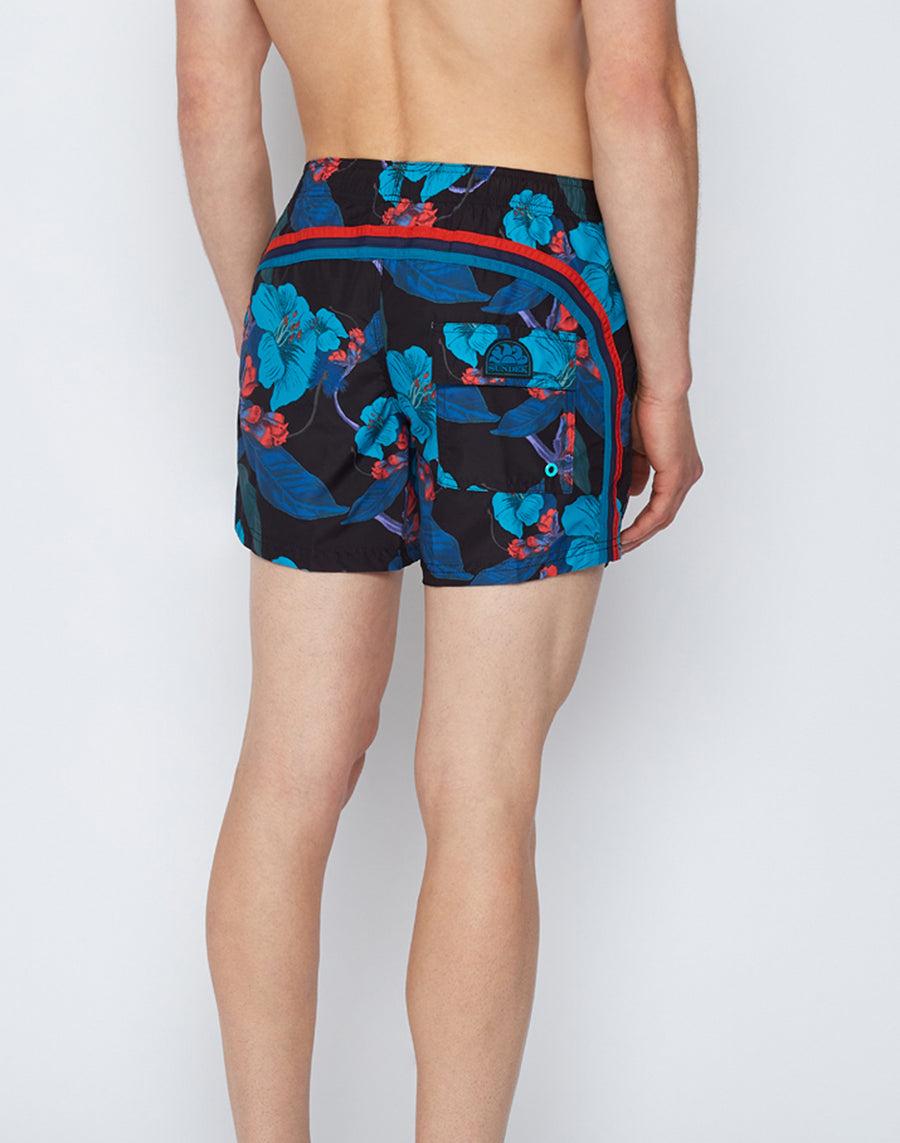 Sundek costume da bagno stampa esotica M504BDRT3WL-004WL