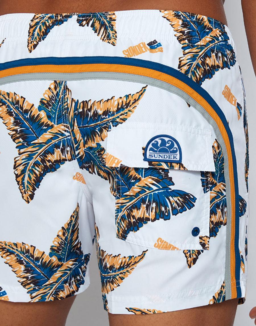 Sundek Costume Da Bagno Stampa Foglia M504BDRT3RL-039RL