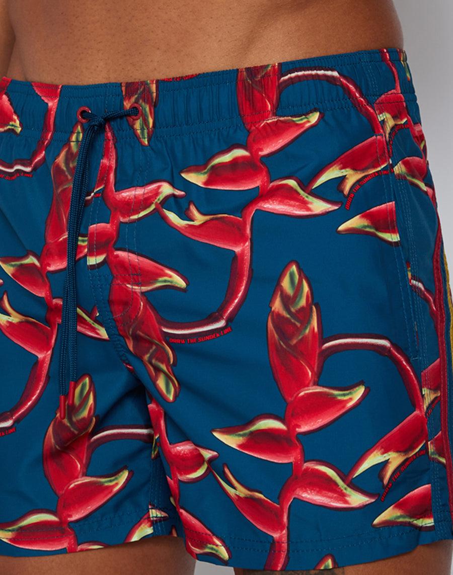 Sundek Costume Da Bagno Stampa Shooting Blooms M504BDRT3HL-952HL