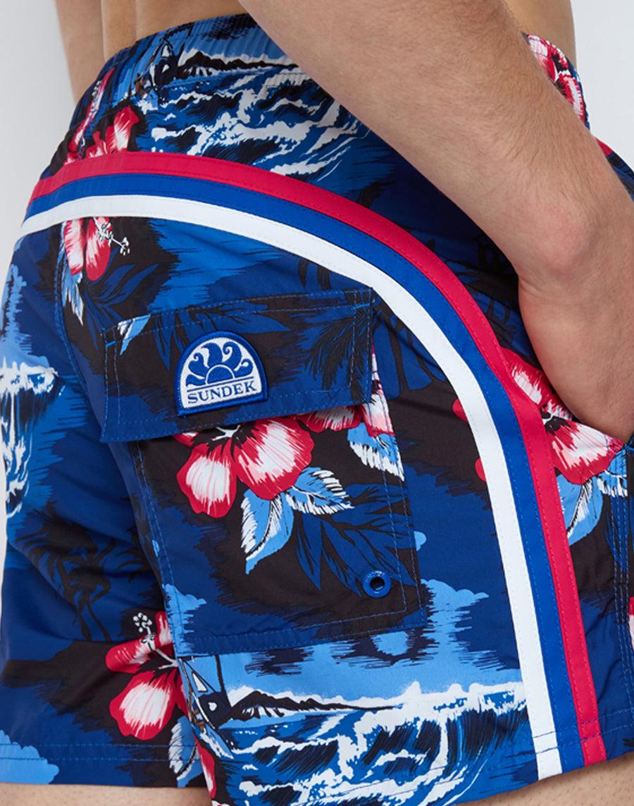 Sundek Costume Da Bagno Stampa Surfing The Heaven M504BDRT3TV-675TV