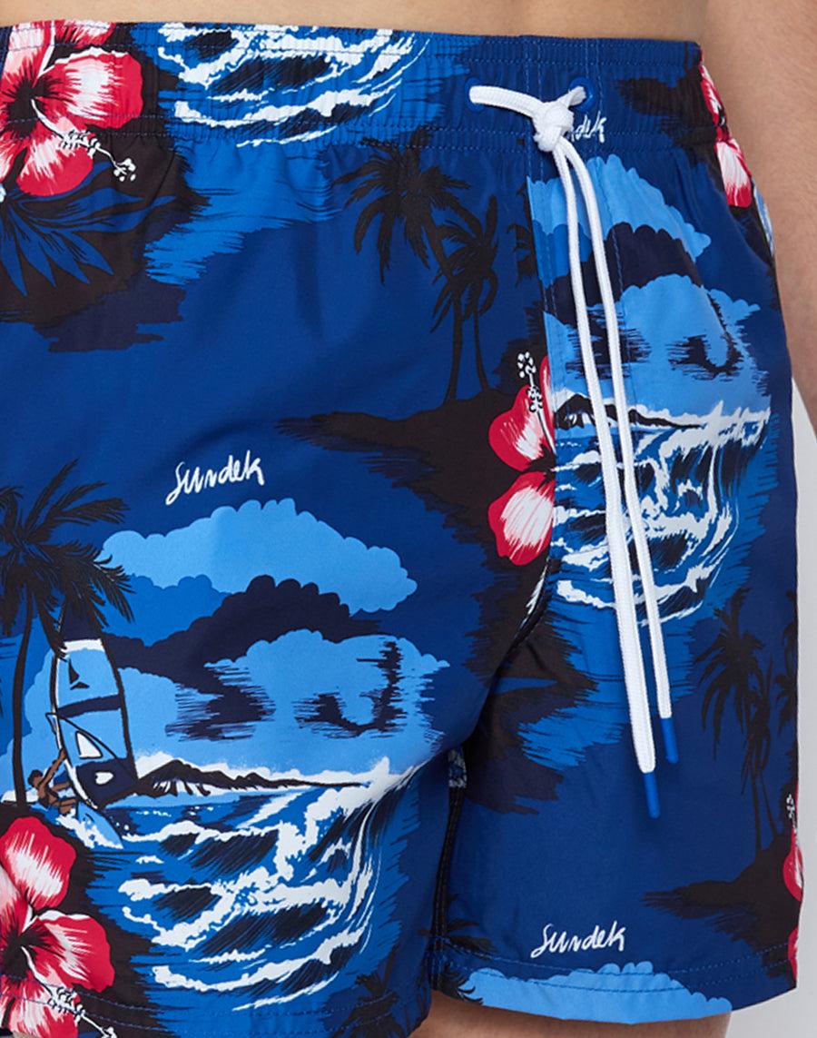 Sundek Costume Da Bagno Stampa Surfing The Heaven M504BDRT3TV-675TV