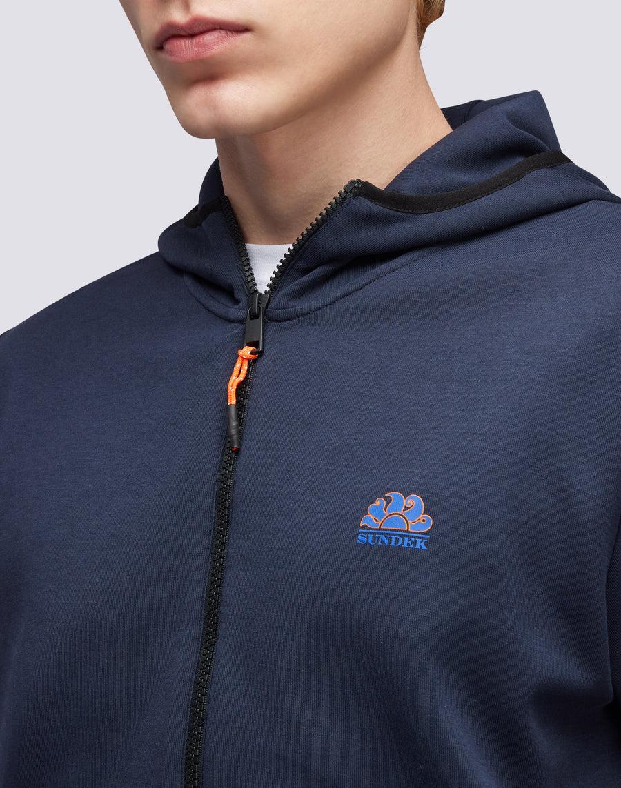 Sundek Felpa Full Zip Con Cappuccio M411jhil400-00701