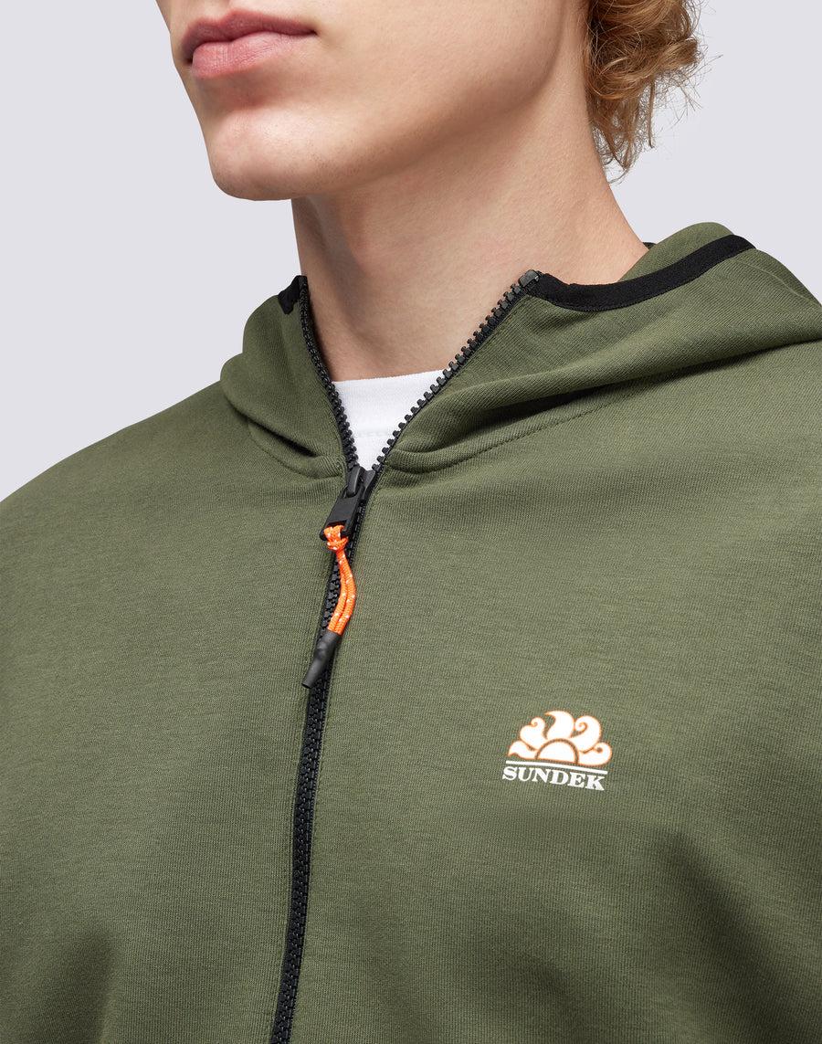 Sundek Felpa Full Zip Con Cappuccio M411JHIL400-30201